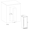 160 Bottle Freestanding Refrigeration Dual Zone Wine Cellar pt1182