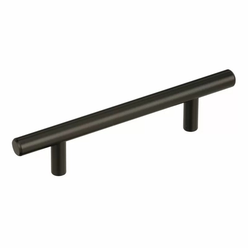 Black Bronze Wayfair Basics® Cabinet 5 1/16" Center Bar Pull Multipack (Set of 10) ss573