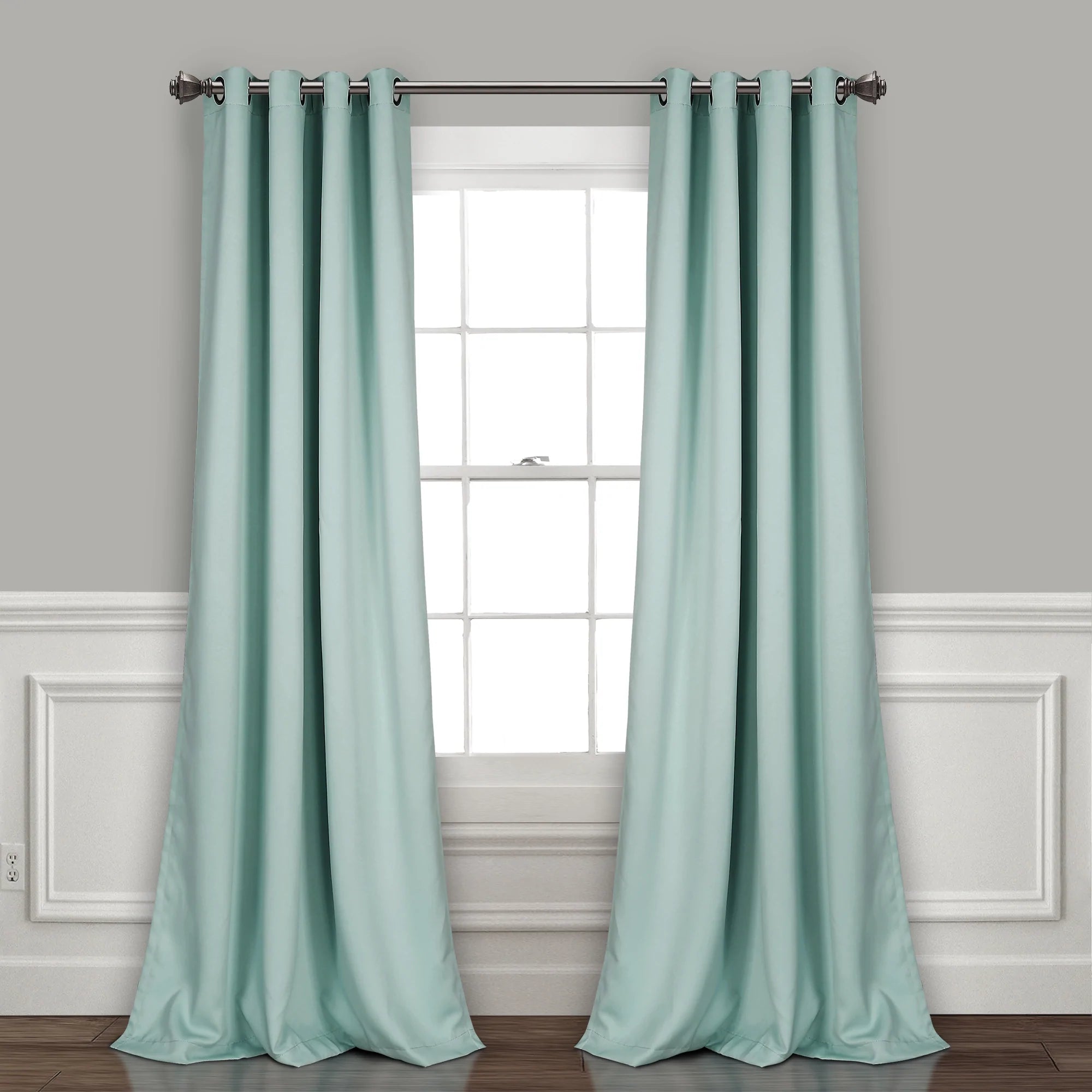 52"W x 95"L Insulated Grommet Blackout Window Curtain Panel (Set of 2)