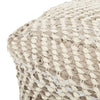 16'' Wide Square Chevron Pouf Ottoman