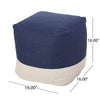 16'' Wide Square Pouf Ottoman