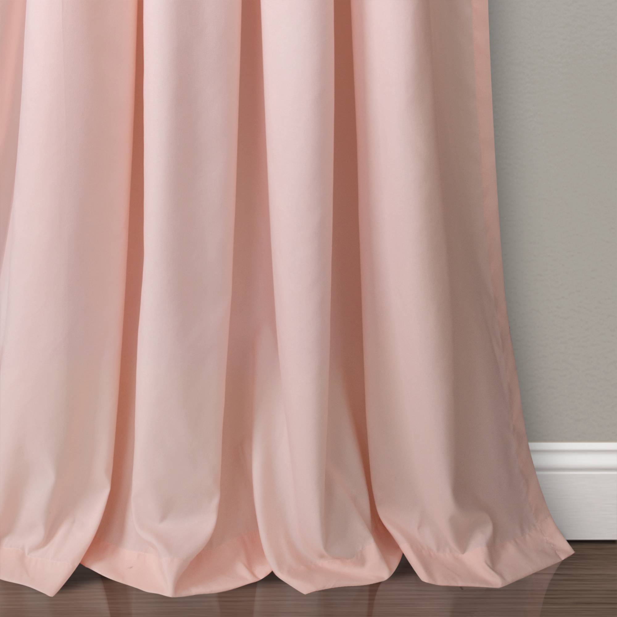 Bayview Window Curtain Panels Blush 54" X 84" Set of 2 Lush Decor