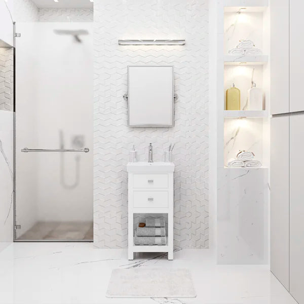 17.3" Single Bathroom Vanity Set