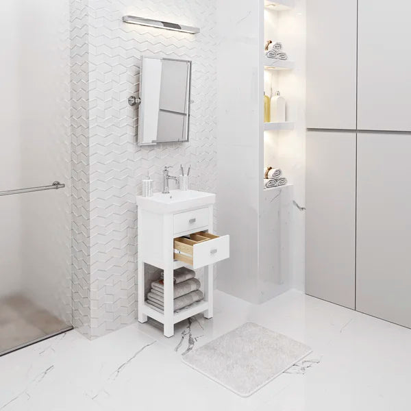 17.3" Single Bathroom Vanity Set