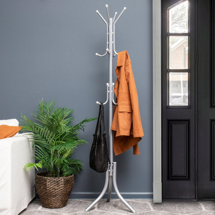 17.72'' Wide Metal Freestanding Coat Rack