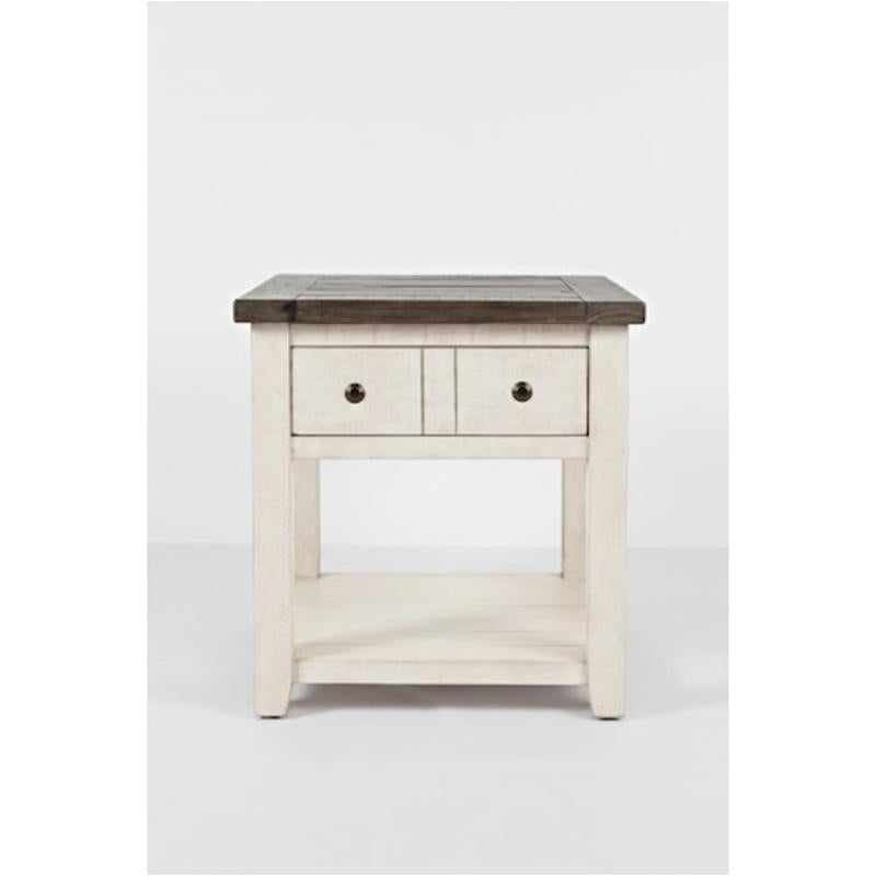 Jofran Furniture Madison County Vintage White End Table