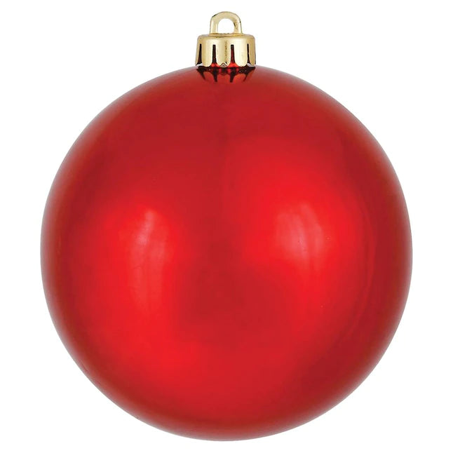 8 In Red Indoor Ornament Shatterproof