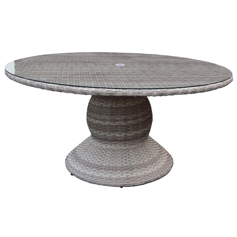 60" Round Glass Top Patio Dining Table BASE ONLY K7302