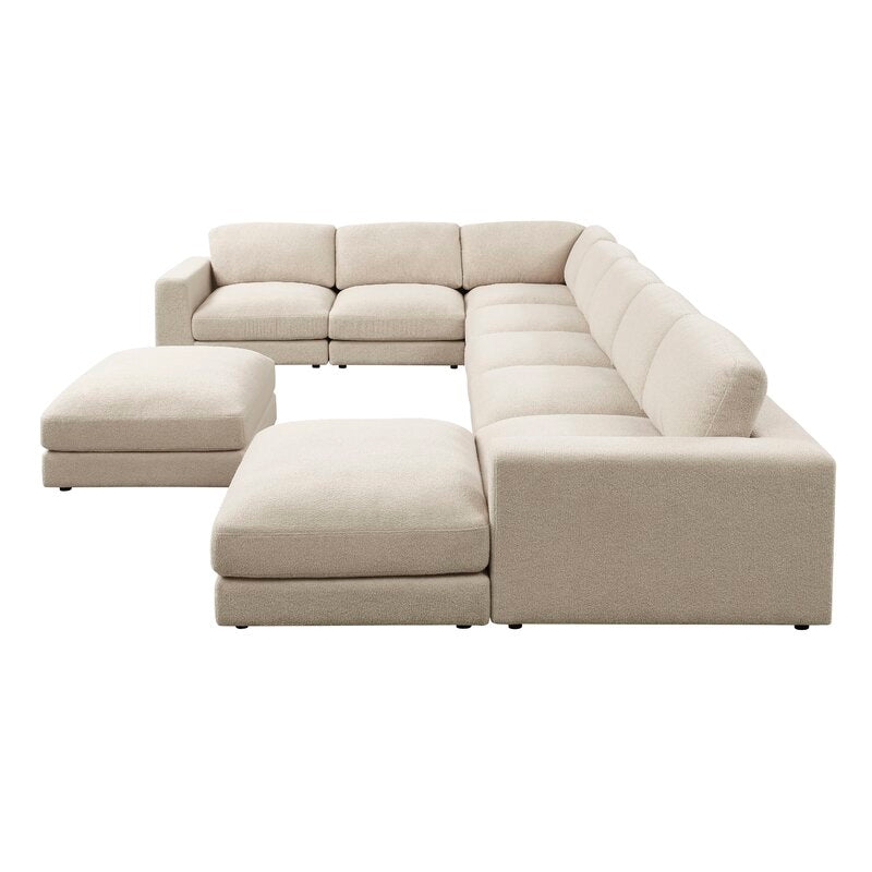 176'' Wide Reversible Corner Sectional with Ottoman *AS-IS* SHB508 (8 boxes)