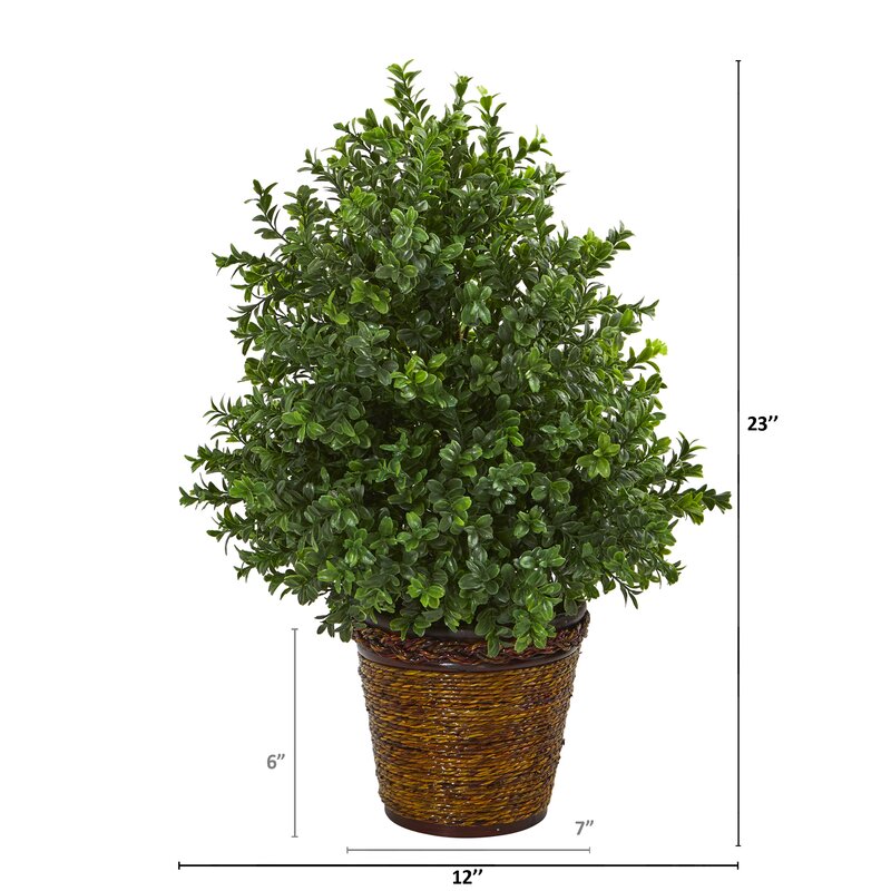 17" Artificial Foliage Plant in Basket pc373