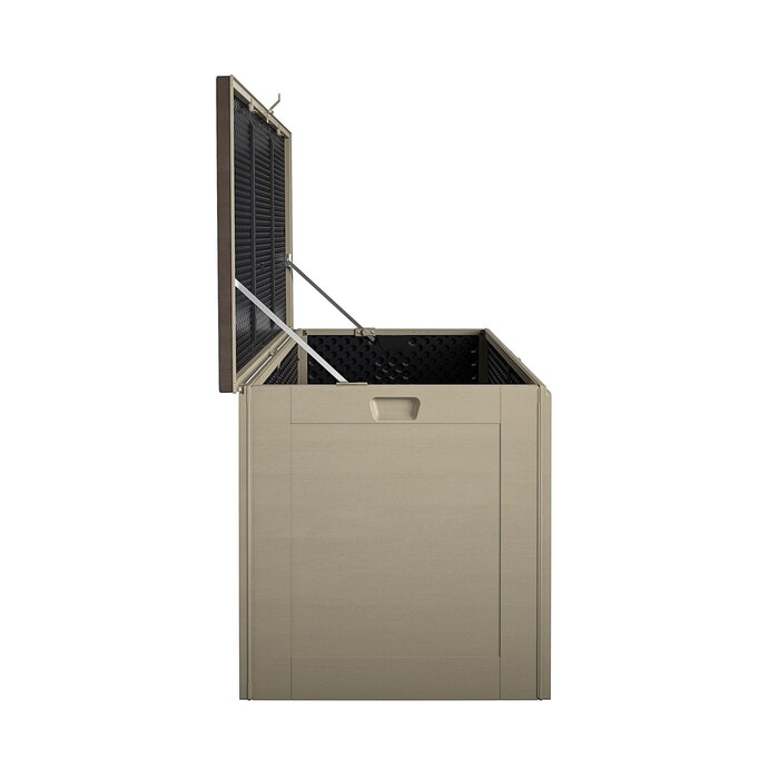 180 Gallon Water Resistant Plastic Lockable Deck Box