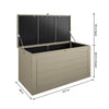180 Gallon Water Resistant Plastic Lockable Deck Box