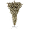 5.5-ft Traditional Upside-down Champagne Artificial Christmas Tree