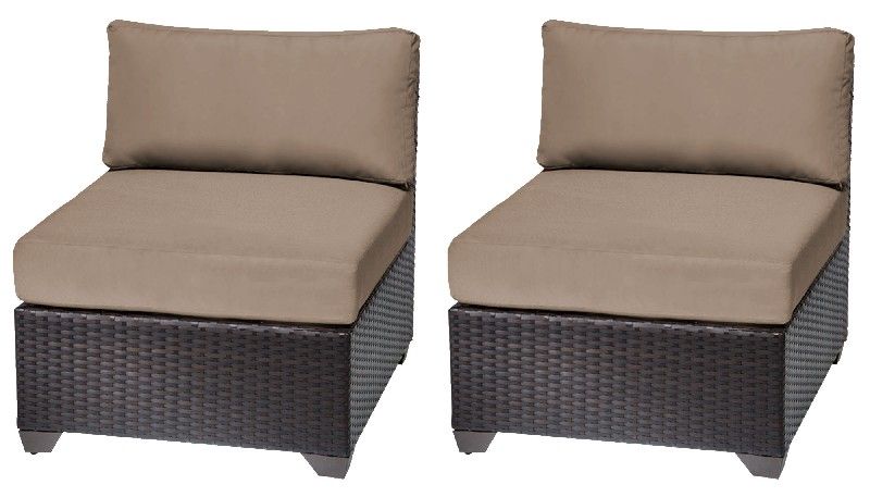 Barbados Armless Sofa 2 Per Box in Wheat EJ541