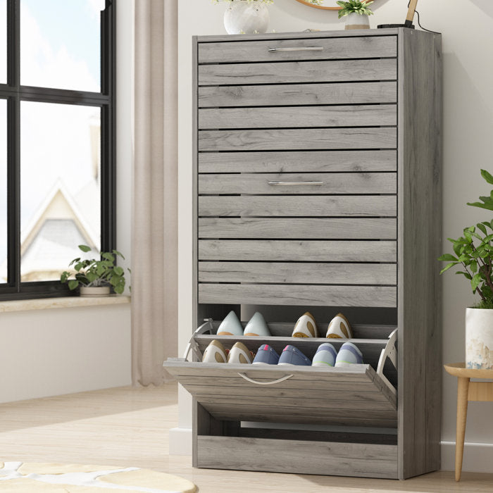 18 Pair Shoe Storage Cabinet