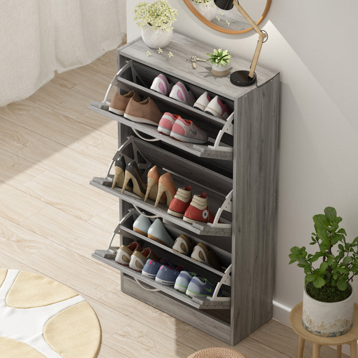 18 Pair Shoe Storage Cabinet