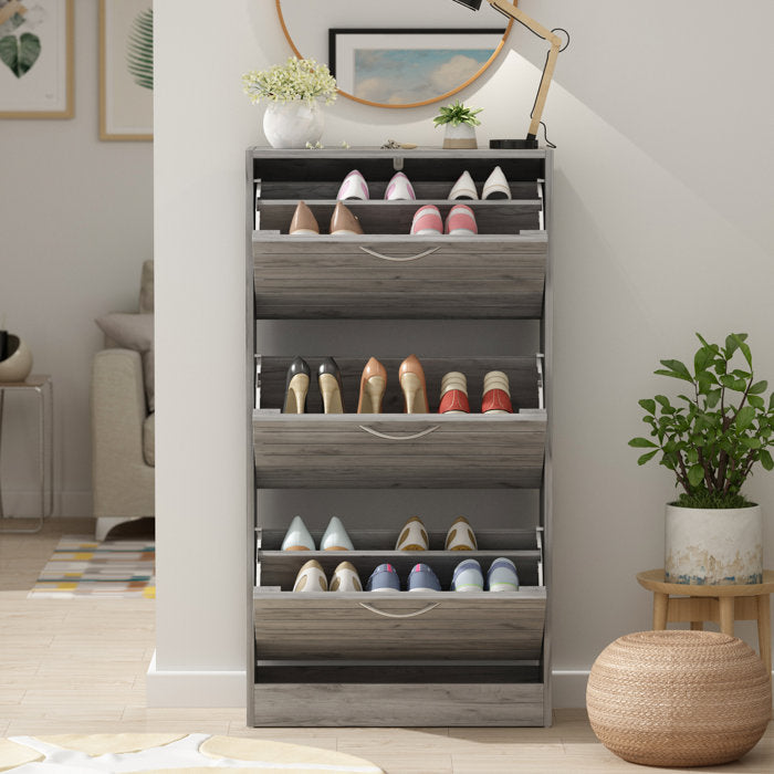 18 Pair Shoe Storage Cabinet