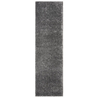 2 ft. 3 in. x 14 ft. August Shag 900 Power Loomed Runner Area Rug, Grey