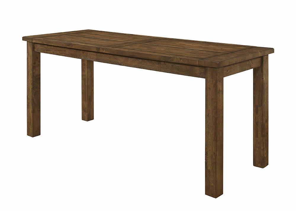 Coleman Collection 84"  Rectangular Counter Height Table with Solid Hardwood Construction, Apron and Textured Wood Surface(As-Is) EJ912