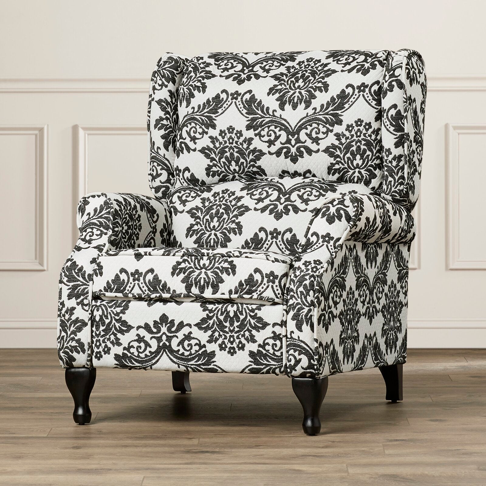 30.75'' Wide Manual Wing Chair Recliner, Full Reclined: 61.4'' D, Seat Width (Inches): 21