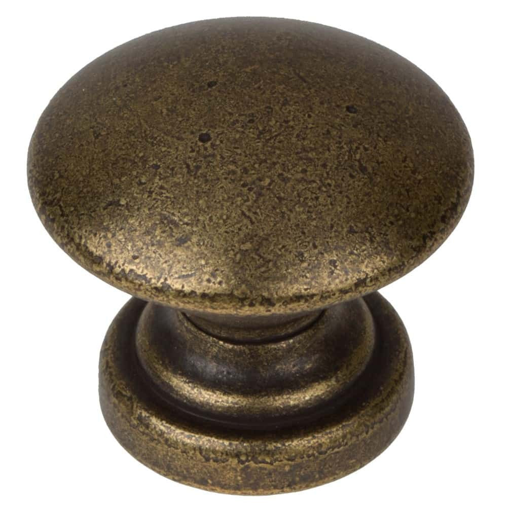 1 Inch Classic Round Convex Cabinet Hardware Knob, (Set of 10)