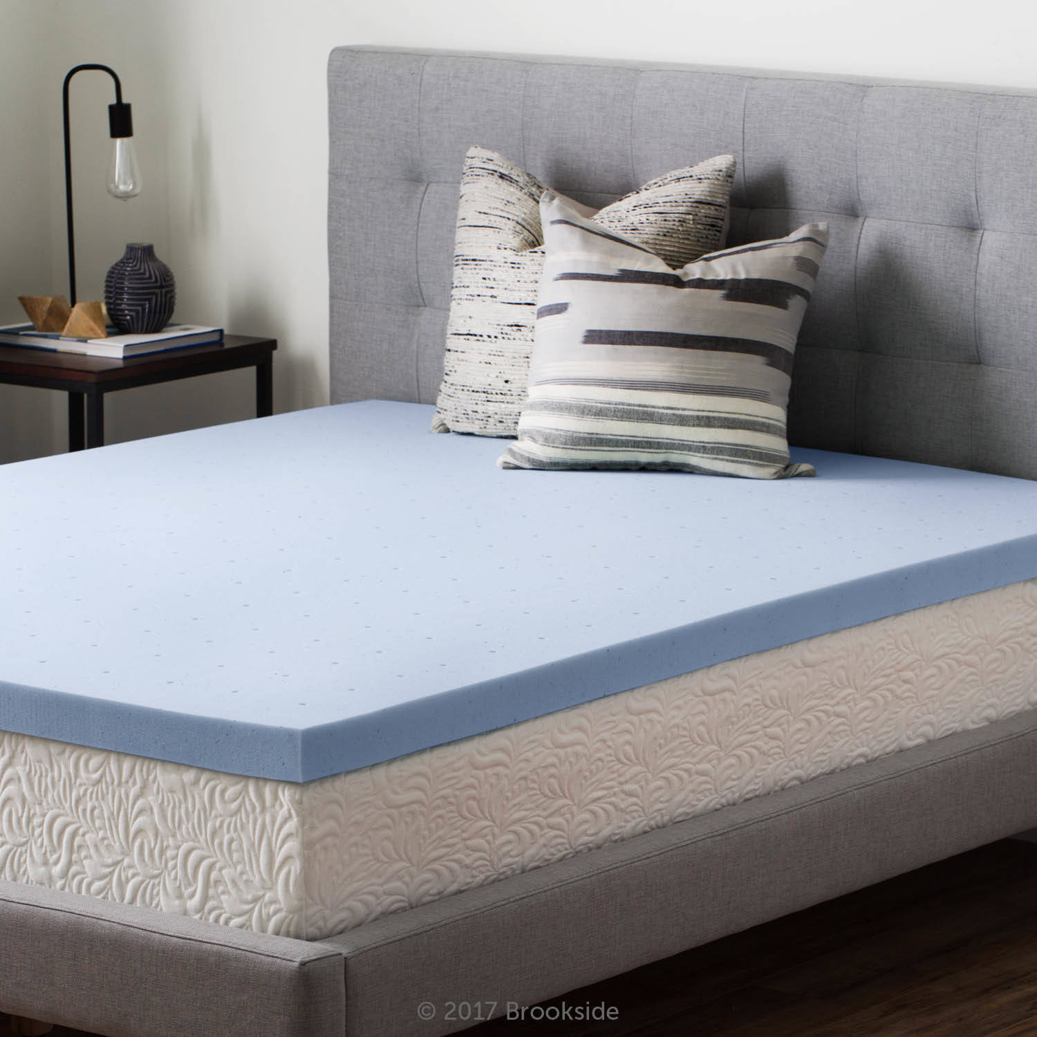 2.5" Gel Memory Foam Mattress Topper - Queen (#K4945)