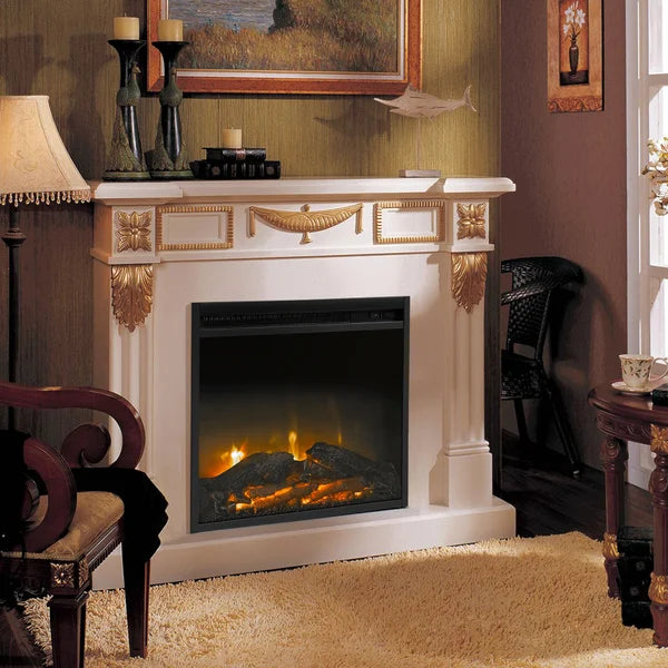 19'' W Electric Fireplace Insert
