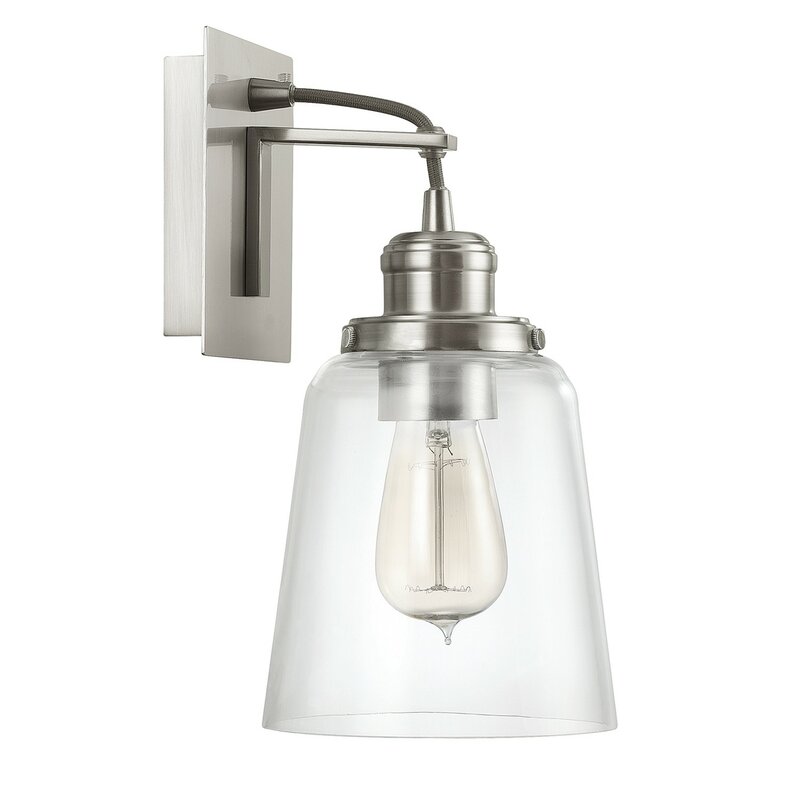 1 - Light Dimmable Armed Sconce