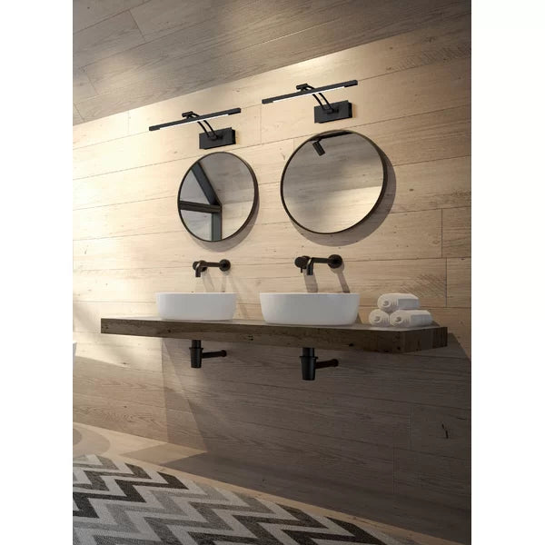 1 - Light Hardwired Dimmable LED Wall Mounted Picture Light 7.32"x24.17"x9.29", set of 2