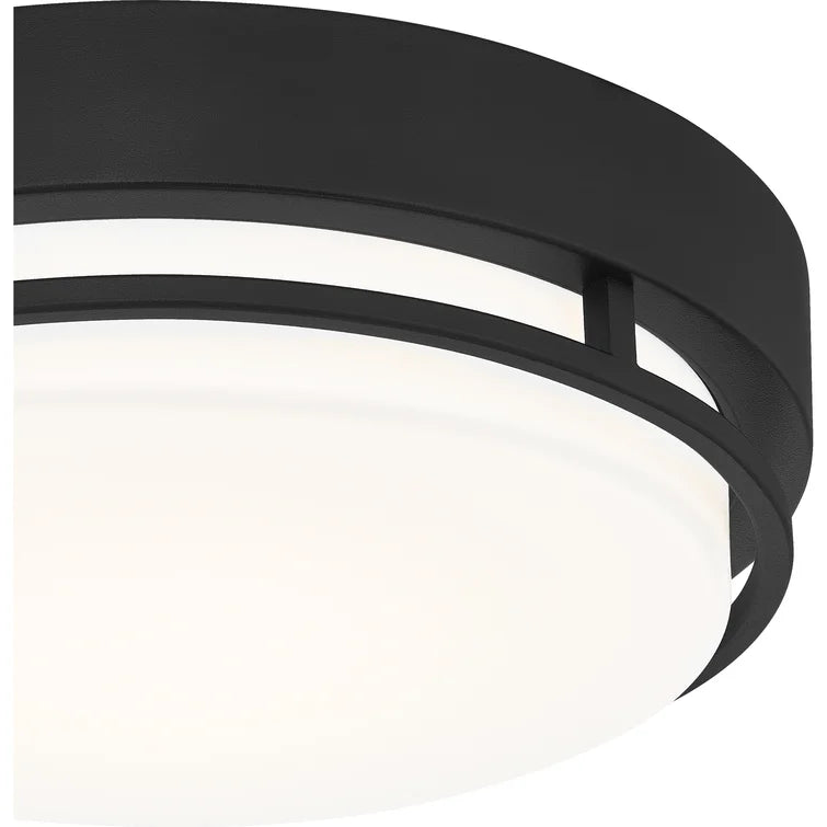3.5" H x 12" W x 12" D 1 - Light Simple Circle LED Flush Mount