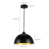 1 - Light Single Dome Pendant (Set of 1 ONLY)