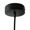 Black 1 - Light Single Teardrop Pendant