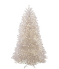 7.5 ft. Dunhill White Fir Artificial Christmas Tree with Clear Lights