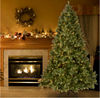 6-1/2 ft. Feel Real Downswept Douglas Fir Hinged Artificial Christmas Tree with 650 Clear Lights