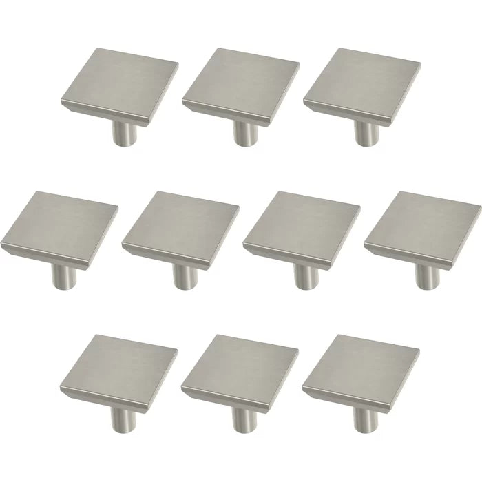 1 1/8" Length Square Knob Multipack (Set of 10)