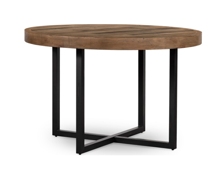 Woodenforge round dining table 47"-ol VB459