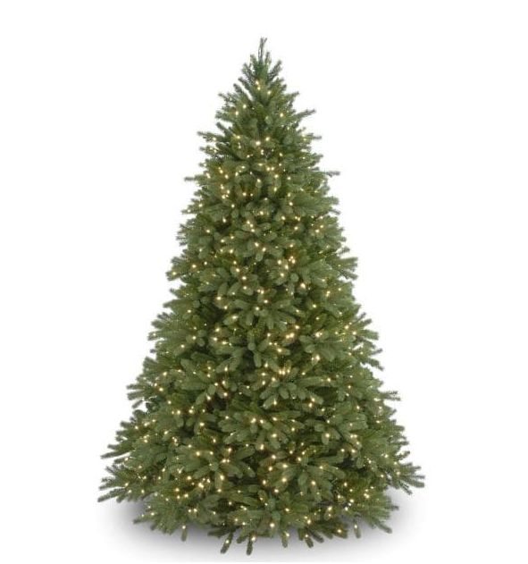 7.5 ft. Jersey Fraser Fir Deluxe Tree with Dual Color LED Lights