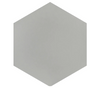 Textile Hex Silver 8-5/8 in. x 9-7/8 in. Porcelain Floor and Wall Tile (11.56 sq. ft. / case) KBO283