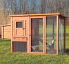 Trixie Natura Flat Roof Chicken Coop with Outdoor Run CA212