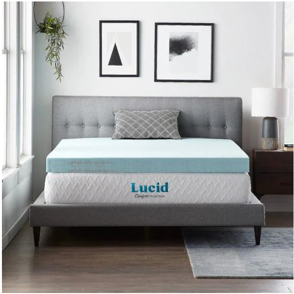 4 Inch Gel and Aloe Infused Memory Foam Topper - Full