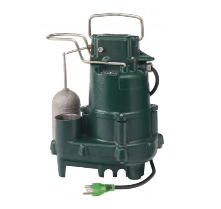 Zoeller Premium Series Model 95 1/2 HP 115V Cast Iron Submersible Sump Pump