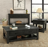 Rustic Collection Grey End Table
