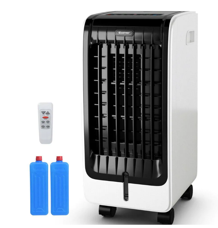 300 CFM 3-Speed Portable Evaporative Cooler Air Cooler Fan Cooling Touch Pad with Remote For 200 sq. ft. KB2488-A4-B2-P2