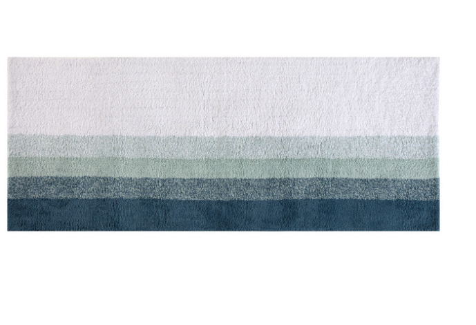 Avebury Cotton Bath Mat, Blue, 24x60 HB140