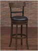 Taranto 30 in. Washed Brown Swivel Bar Stool VB367