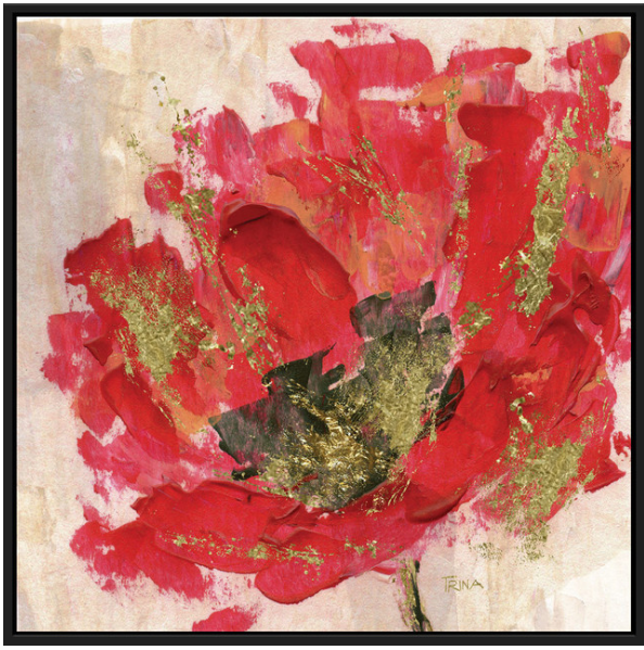 42"X42" Red Infusion II