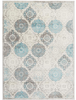 Boho Gray/Blue 8 ft. x 10 ft. Indoor Area Rug KRUG217-P7