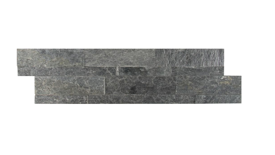 Salvador Gray Ledger Panel 6 in. x 24 in. Natural Quartzite Wall Tile (8 sq. ft./Case) (26 cases) (26 boxes) KBO370