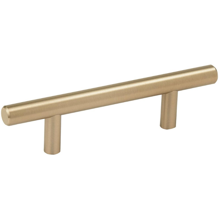 Amerock - Bar Pulls - 3" Centers (5 3/8" O/A) Bar Pull in Golden Champagne (SET OF 10) HB146