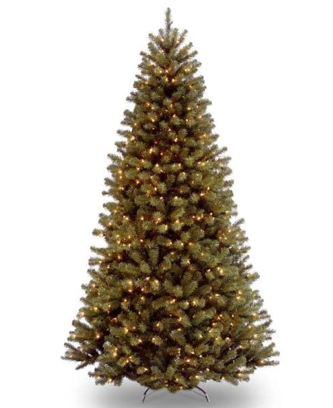 10 ft. North Valley Spruce Artificial Christmas Tree with Clear Lights